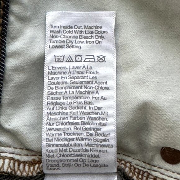 Madewell Dark Denim The Perfect Vintage Flare Jeans in Wrenford Wash Size 32 - Picture 9 of 11